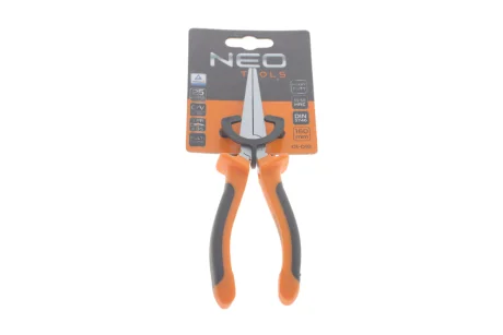 Плоскогубці з подовженими губками 6" L-160 мм NEO TOOLS 01019