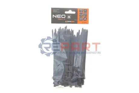 Набор стяжек пластиковых EXTREME 4,8x150 мм 100 ед. (чёрная) NEO TOOLS 01-631