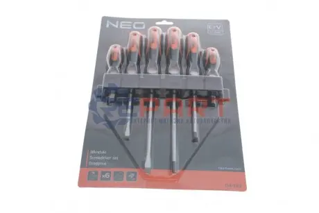 Набор отверток SL, PH 6 ед. NEO TOOLS 04-193