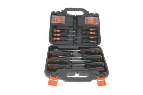 Набор отверток и бит SL, PH, Torx, Hex 30 ед. NEO TOOLS 04-209