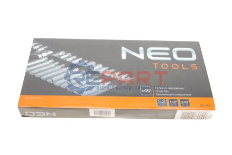 Набір біт комбінований 40 од. NEO TOOLS 06107