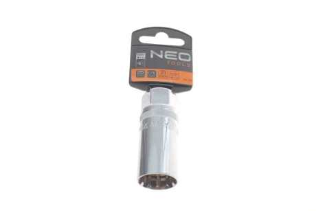 Головка свічкова 1/2" 21 мм (хромована) NEO TOOLS 08-091