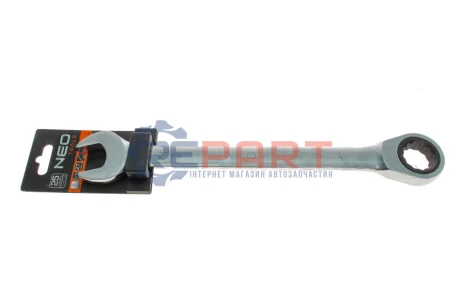 Ключ рожково-накидной с трещоткой 27 мм 72 зуб. L-330 мм NEO TOOLS 09044