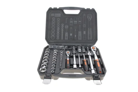 Набор инструмента комбинированный 1/2", 1/4" (головки, биты) 73 ед. NEO TOOLS 10-054