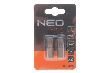 (к-кт 2 шт) Бита 3/8" Torx T50 30 мм NEO TOOLS 10926