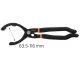 Ключ регулируемый для снятия фильтра масляного (d=63.5-116mm) NEO TOOLS (11240) изображение 1
