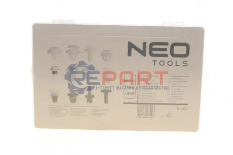 Фото Кліпса пластмасова універсальна (к-кт 5шт) VAG/Seat/Skoda NEO TOOLS (11953) зображення 1