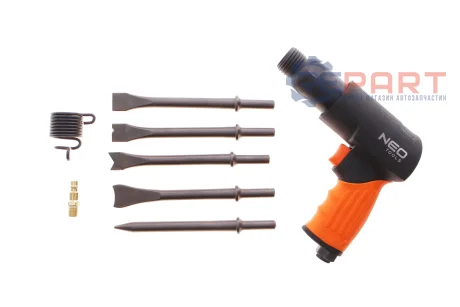 Молоток пневматичний 1/4" (5 предметів) NEO TOOLS 14-028