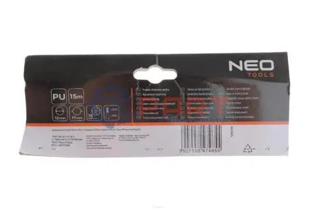 Шланг пневматичний 1/2" Ø12 mm L-15 m NEO TOOLS 14-802-1 Купити в Україні