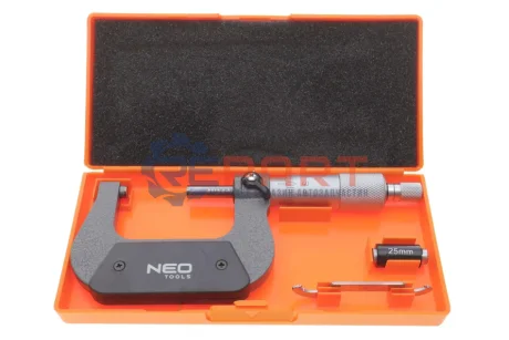 Микрометр 25-50 мм (±0,01 мм/м) NEO TOOLS 75-021