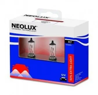 Лампочка H7 12V!DUO BOX! Extra Light +50% - *BOX - 2 sztuki* NEOLUX N499EL-SCB