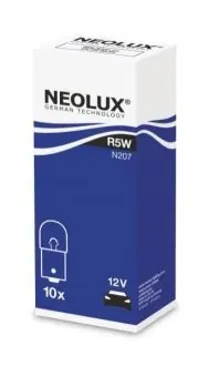 Лампа (картон 10шт) R5W 12В 5Вт NEOLUX NLX207K10SZT