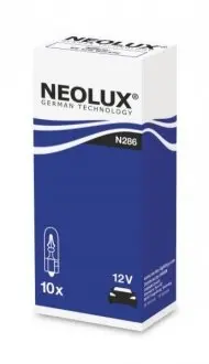 Лампа панелі приладів (картон 10шт) W1,2W 12В 1,2Вт NEOLUX NLX286K10SZT