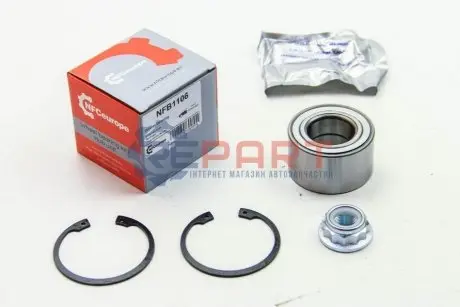 Фото 1 — Підшипник маточини перед. VW Golf 83-92/Jetta 84-92/Polo 92-01 NFC EUROPE (NFB1106) Фото Підшипник маточини перед. VW Golf 83-92/Jetta 84-92/Polo 92-01 NFC EUROPE (NFB1106) зображення 1
