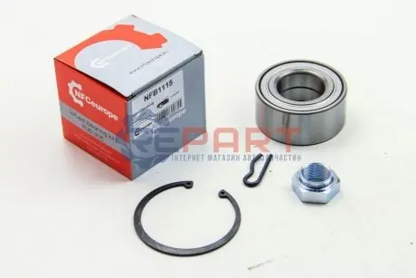 Фото Підшипник маточини перед. Berlingo/Partner 96-08/Peugeot 306/405/406 NFC EUROPE (NFB1115) зображення 1