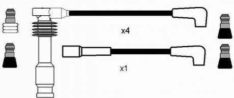 Комплект проводів запалювання NGK 0823 (фото 1)