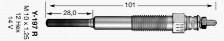 Свеча накаливания NGK 2188