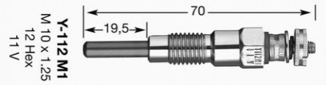 Свеча накаливания NGK 2531