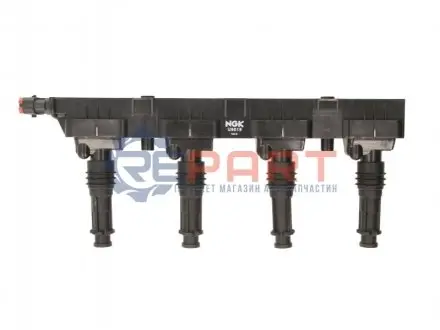 Котушка запалювання OPEL AGILA A, ASTRA G, ASTRA G CLASSIC, ASTRA H, ASTRA H CLASSIC, ASTRA H GTC, COMBO, COMBO TOUR, CORSA C, CORSA D, MERIVA A, TIGRA SUZUKI WAGON R 1.2-1.4LPG 09.00 NGK 48083 Купити в Україні