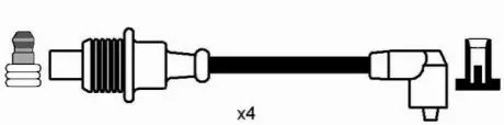 Комплект проводов зажигания CITROEN JUMPER II, ZX FIAT DUCATO, ULYSSE PEUGEOT 205 II, 309 II, 405 II, 806, EXPERT, PARTNER 1.6-2.0LPG 07.89-07.06 NGK 7275