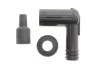 Наконечник свечи зажигания (черный) (90°/14mm) NGK (8349) изображение 1