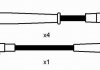 Дроти запалення NGK RCRN637 (фото 2)