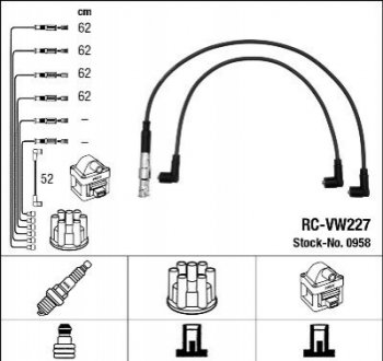 Электрические системы NGK RCVW227 (фото 1)