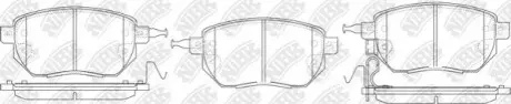 Колодки гальмівні (передні) Nissan Murano/Infiniti FX 35/45 03 NiBK PN2901 Купити в Україні