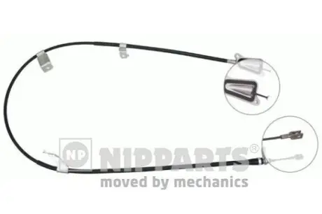 Трос ручника (R) Nissan X-Trail I 01-13 (L=1736mm) NIPPARTS J19788