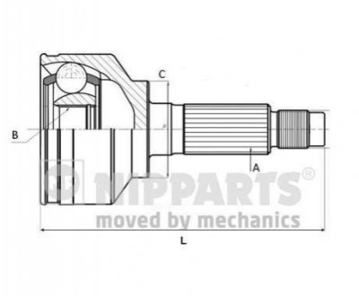 ШРУС NIPPARTS J2822131