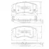 Фото Колодки гальмівні (передні) Hyundai Sonata/Elantra 01-11/ix20 10-/Tucson/Kia Sportage/Carens 04 NIPPARTS (J3600541) зображення 1