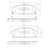 Фото Колодки гальмівні (передні) Nissan X-Trail 01-13/Pathfinder 97-04 NIPPARTS (J3601071) зображення 1