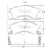 Фото Колодки гальмівні (передні) Citroen C-Crosser 07-/Mitsubishi Outlander/Pajero 98-/Lancer/L400 94-03 NIPPARTS (J3605031) зображення 1