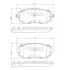 Фото Колодки гальмівні (передні) Subaru BRZ/Forester/Impreza/Legacy/Outback/XV/Toyota GT 86 1.5-2.5 08 NIPPARTS (J3607015) зображення 1