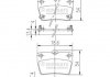 Гальмівні колодки, дискове гальмо (набір) - NIPPARTS J3612020 (04466YZZAK, 0446642020, 0446642030)