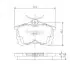 Фото Колодки гальмівні (задні) Honda Accord VI/VII 98-08 NIPPARTS (J3614015) зображення 1