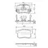 Колодки гальмівні (задні) Honda CR-V 2.0/2.4 CTDi 01 NIPPARTS (J3614017) зображення 1