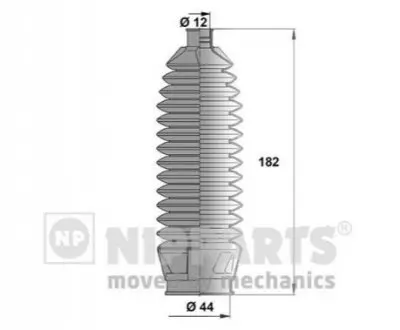 Пильовик рульового механізма NIPPARTS N2854010 Купити в Україні