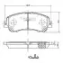 Фото Колодки гальмівні (передні) Nissan Qashqai II/X-Trail/ Renault Kadjar 13 NIPPARTS (N3601111) зображення 1