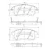 Фото Колодки гальмівні (передні) Hyundai Santa Fe II/III/Genesis 06-/Kia Sorento/Ssangyong Korando 09 NIPPARTS (N3605051) зображення 1