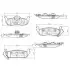 Фото Колодки гальмівні (задні) Jeep Grand Cherokee III/IV 04-/Commander 05-10 NIPPARTS (N3611059) зображення 1