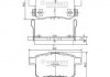 Гальмівні колодки, дискове гальмо (набір) N3614020