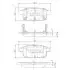 Фото Колодки гальмівні (задні) Suzuki Vitara III 15-/SX4 S-cross 13-/Swift IV 10-/Baleno 16 NIPPARTS (N3618002) зображення 1