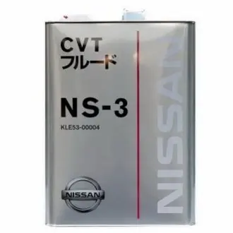 Трансмиссионное масло Nissan CVT NS-3(Япония) синтетическое 4 л NISSAN KLE5300004 Купить в Украине