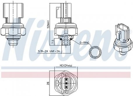 Автозапчастина NISSENS 301077