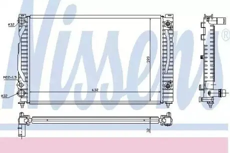 Радиатор NISSENS 60494