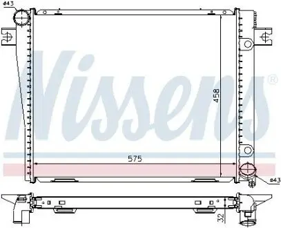 Радиатор NISSENS 60602A