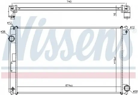 Автозапчасть NISSENS 606610 Купить в Украине