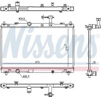 Автозапчастина NISSENS 606736