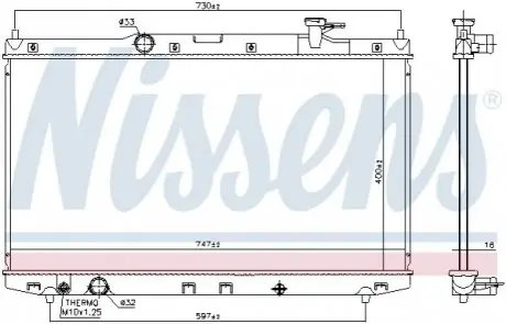 Автозапчасть NISSENS 606841